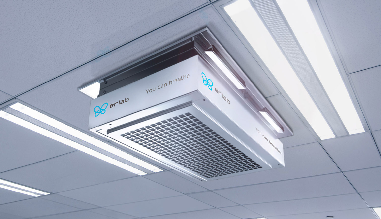 Halo P Smart - Erlab equips its Halo P HEPA air purification stations with a laboratory grade HEPA H14 particulate filter.
